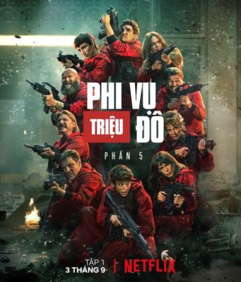 Netflix tung trailer Money Heist (La casa de papel) mùa 5