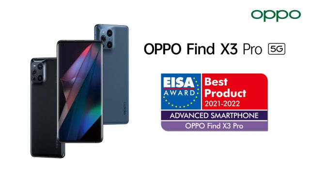 Find X3 Pro nhận giải thưởng EISA cho hạng mục Smartphone tiên phong của năm Find X3 Pro nhận giải thưởng EISA cho hạng mục Smartphone tiên phong của năm