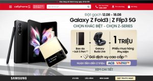 Hơn 300 khách đặt trước Galaxy Z Fold3 tại CellphoneS