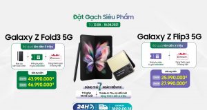 Di Động Việt mở đặt gạch Galaxy Z Fold3 và Z Flip3, tặng bộ quà đến 7 triệu