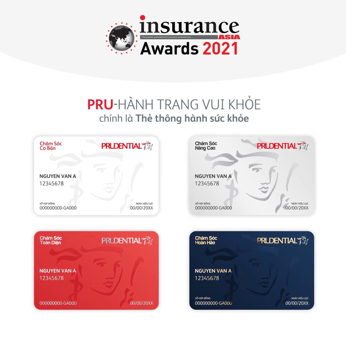 Prudential được vinh danh bởi Insurance Asia Awards 2021