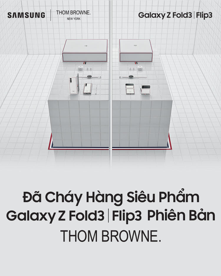 Samsung xác nhận kỷ lục đặt hàng mới cho phiên bản Thom Browne