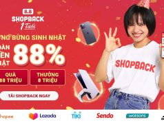 ShopBack kỷ niệm 1 năm hoạt động với chương trình hoàn tiền khủng đến 88% ShopBack kỷ niệm 1 năm hoạt động với chương trình hoàn tiền khủng đến 88%