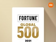 Xiaomi thăng hạng trong danh sách Fortune Global 500 Xiaomi thăng hạng trong danh sách Fortune Global 500