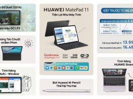 Còn 5 ngày để sở hữu bộ đôi máy tính bảng Huawei MatePad 11 và M-Pencil với nhiều ưu đãi hấp dẫn