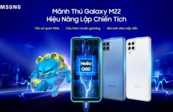 Samsung lên kệ Galaxy M22, giá từ 4,8 triệu đồng