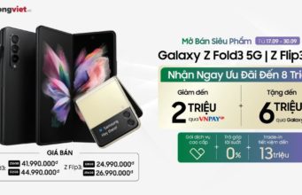 Di Động Việt giao hơn 300 máy Galaxy Z Fold3 5G & Z Flip3 5G trong ngày mở bán Di Động Việt giao hơn 300 máy Galaxy Z Fold3 5G & Z Flip3 5G trong ngày mở bán