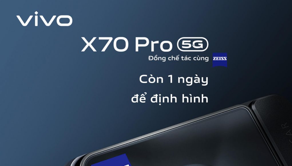 Còn 1 ngày trước thềm ra mắt flagship X70 Pro nhà vivo