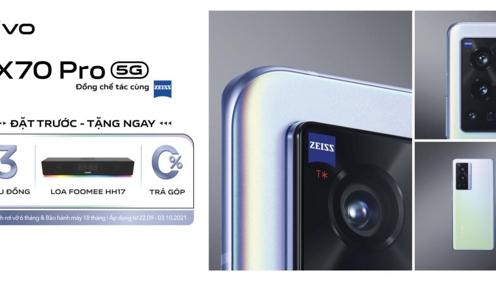 vivo X70 Pro bán từ 4.10, giá 19,99 triệu đồng