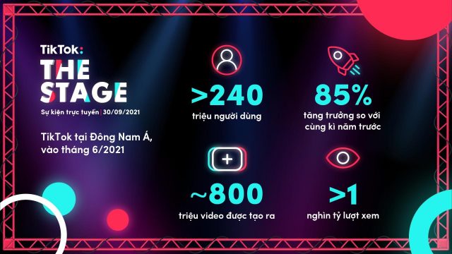Giới thiệu TikTok: The Stage, sự kiện trực tuyến quy mô Đông Nam Á