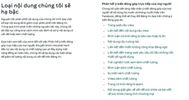 Facebook ra mắt Nguyên tắc phân phối nội dung nhằm tăng cường minh bạch Facebook ra mắt Nguyên tắc phân phối nội dung nhằm tăng cường minh bạch