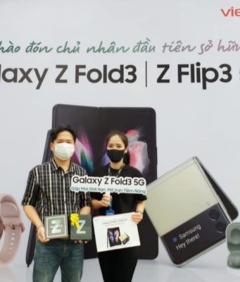 Rộn ràng buổi giao hàng sớm bộ đôi siêu phẩm Galaxy Z