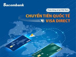 Visa hợp tác với ngân hàng Sacombank triển khai dịch vụ chuyển tiền quốc tế tiện lợi