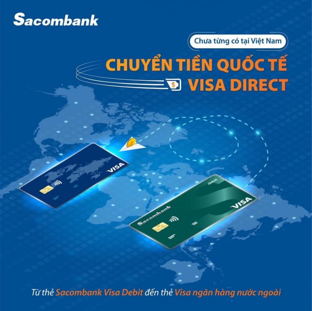 Visa hợp tác với ngân hàng Sacombank triển khai dịch vụ chuyển tiền quốc tế tiện lợi Visa hợp tác với ngân hàng Sacombank triển khai dịch vụ chuyển tiền quốc tế tiện lợi