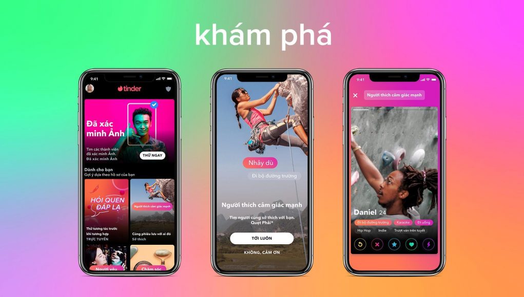Tinder ra mắt thẻ Khám phá tại Việt Nam