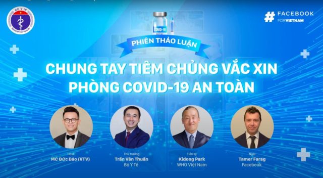 Bộ Y Tế cùng Facebook mở chiến dịch truyền thông 'Tiêm vắc xin - Vững niềm tin' Bộ Y Tế cùng Facebook mở chiến dịch truyền thông 'Tiêm vắc xin - Vững niềm tin'