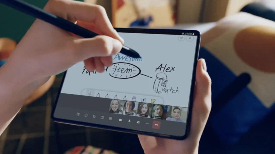Bút S Pen mới trên Samsung Galaxy Z Fold3 5G dùng công nghệ từ Wacom