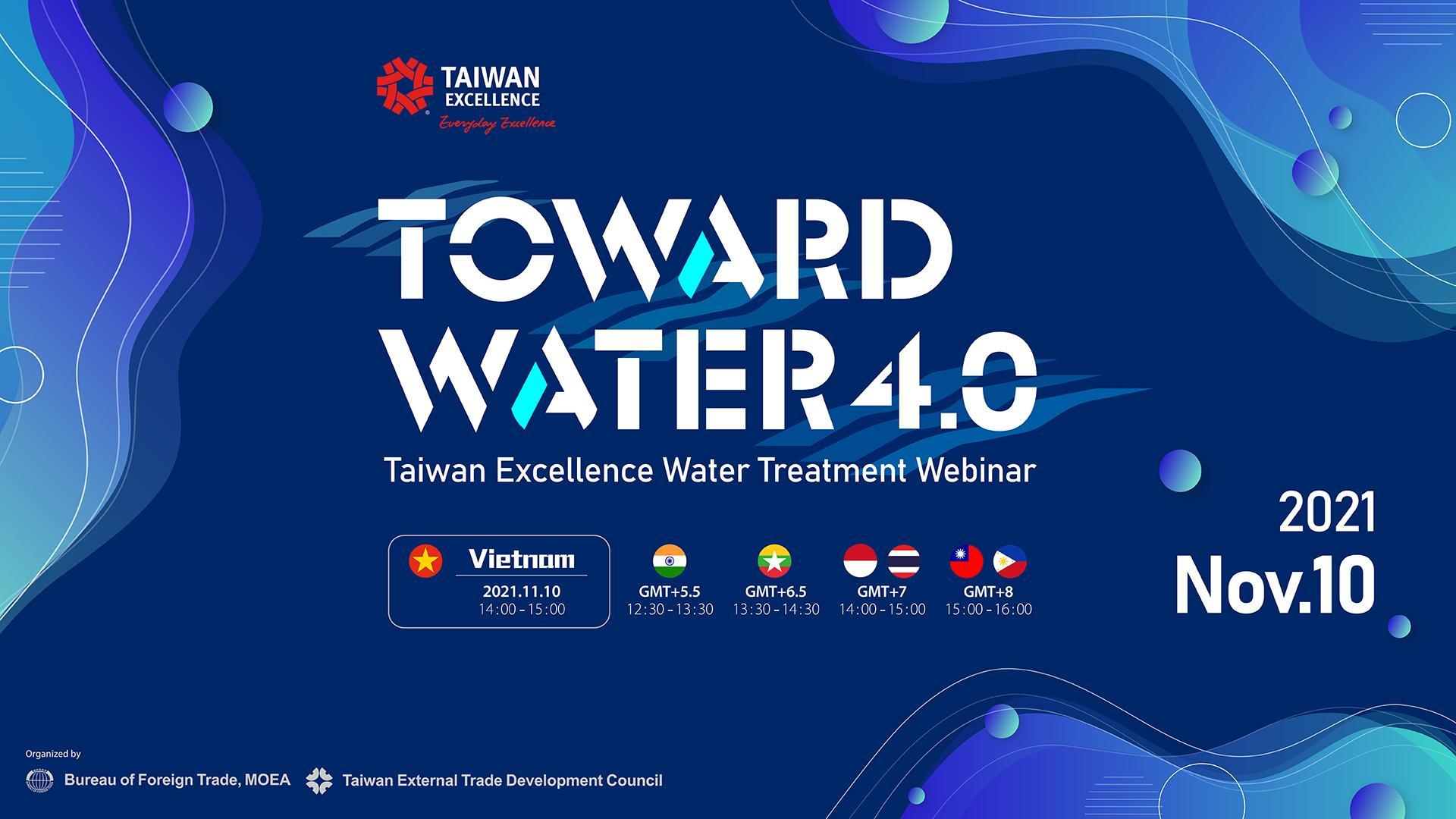 Taiwan Excellence tổ chức hội thảo trực tuyến 'Hướng tới Ngành nước 4.0'