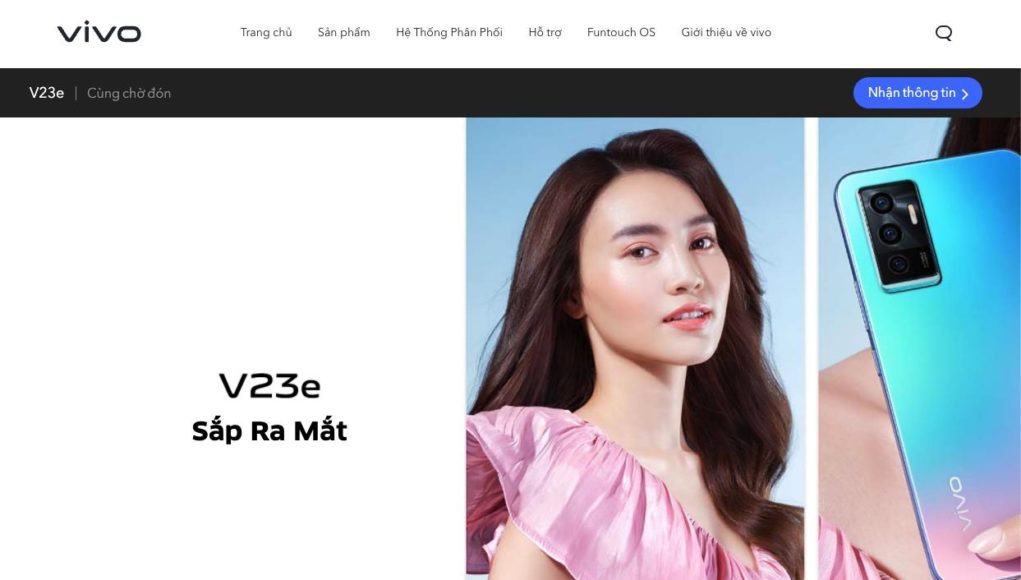 Nhiều thông tin cho thấy vivo V23e sẽ có mặt trong tháng này