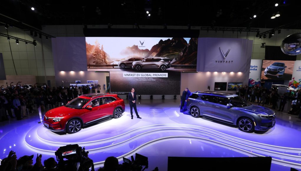 VinFast launches its global EV brand at the 2021 Los Angeles Auto Show