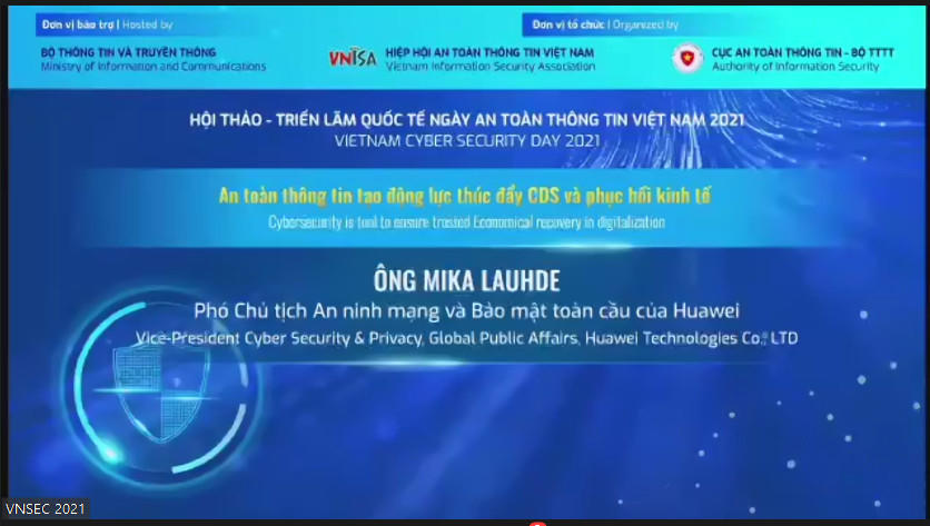 Huawei: An ninh mạng là công cụ đáng tin cậy bảo đảm sự phục hồi kinh tế trong quá trình số hoá