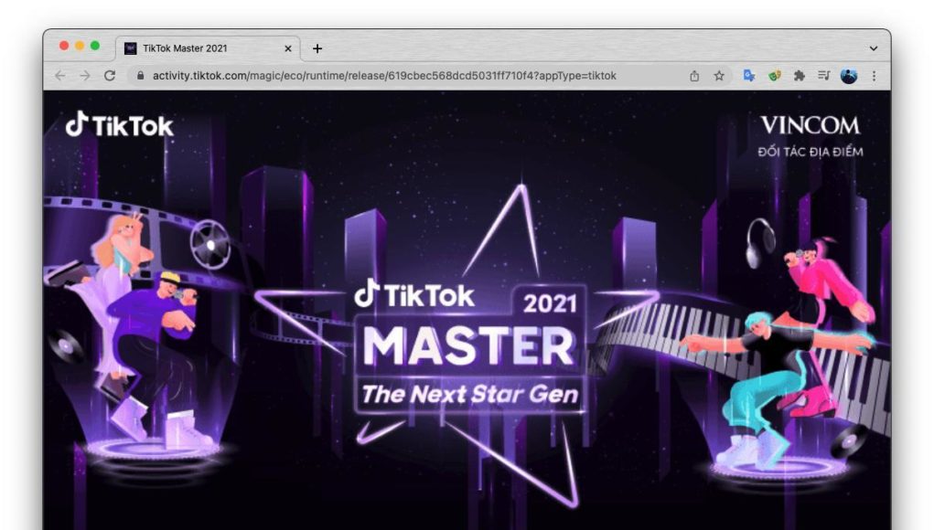 TikTok khởi động Cuộc thi TikTok Master 2021