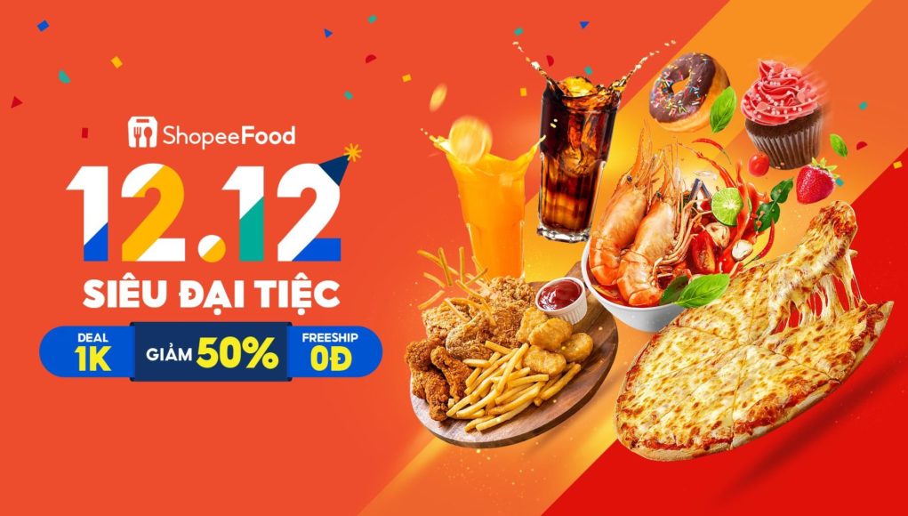 ShopeeFood đánh dấu mùa lễ hội cuối năm với sự kiện hoành tráng 12.12 Siêu Đại Tiệc ShopeeFood đánh dấu mùa lễ hội cuối năm với sự kiện hoành tráng 12.12 Siêu Đại Tiệc