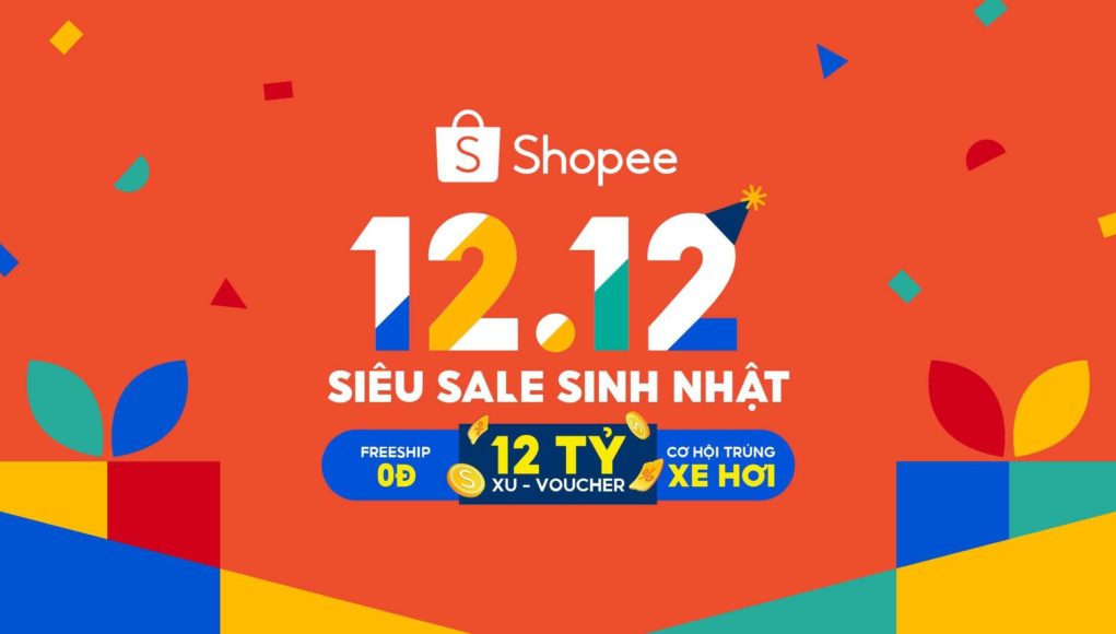Shopee khởi động sự kiện 12.12 Siêu Sale Sinh Nhật, khép lại năm 2021 với nhiều niềm vui cho người mua sắm