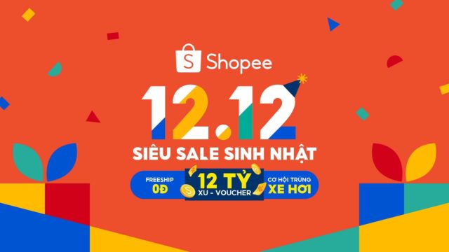 Shopee khởi động sự kiện 12.12 Siêu Sale Sinh Nhật, khép lại năm 2021 với nhiều niềm vui cho người mua sắm Shopee khởi động sự kiện 12.12 Siêu Sale Sinh Nhật, khép lại năm 2021 với nhiều niềm vui cho người mua sắm