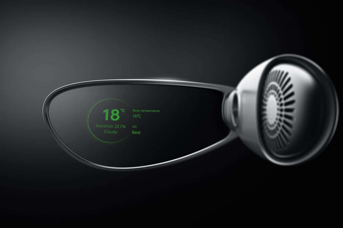 OPPO ra mắt kính Air Glass, hiển thị thông tin trước mắt như Google Glass