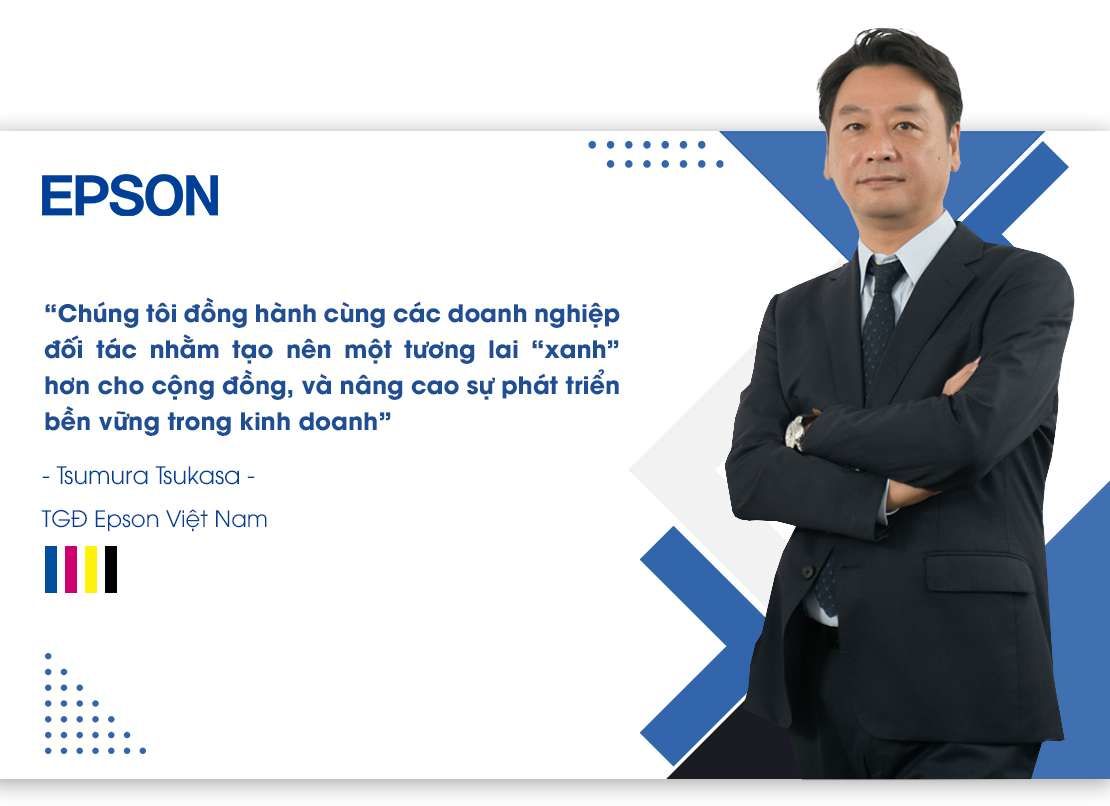 Epson đạt danh hiệu Platinium từ Ecovadis về phát triển bền vững 2021