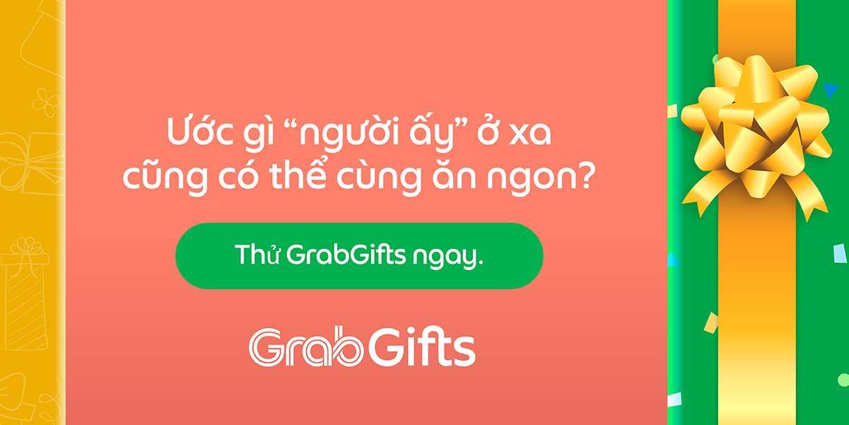 Grab ra mắt thẻ quà tặng GrabGifts Grab ra mắt thẻ quà tặng GrabGifts