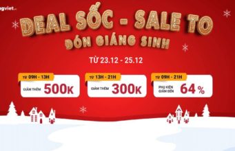 Smartphone, laptop, phụ kiện giảm đến 64% kích cầu thị trường cuối năm