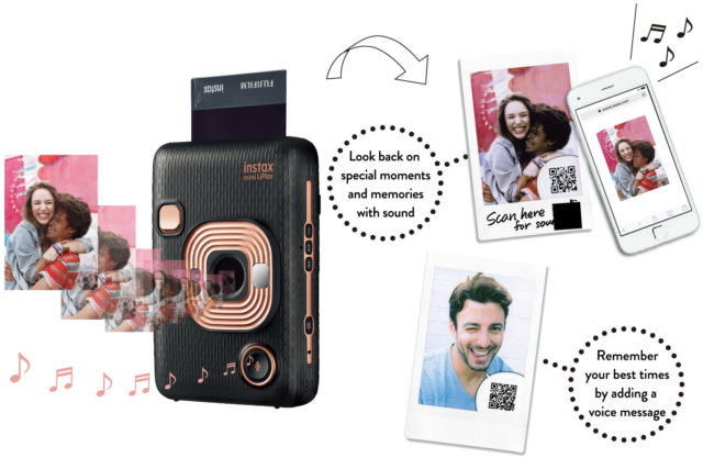 Fujifilm Instax Mini LiPlay: máy chụp ảnh lấy liền có cả âm thanh