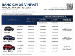 VinFast công bố kết quả kinh doanh ô tô tháng 11.2021