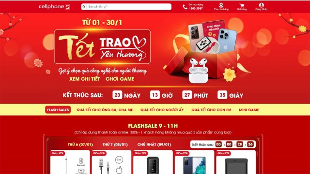 Tết trao yêu thương cùng CellphoneS Tết trao yêu thương cùng CellphoneS