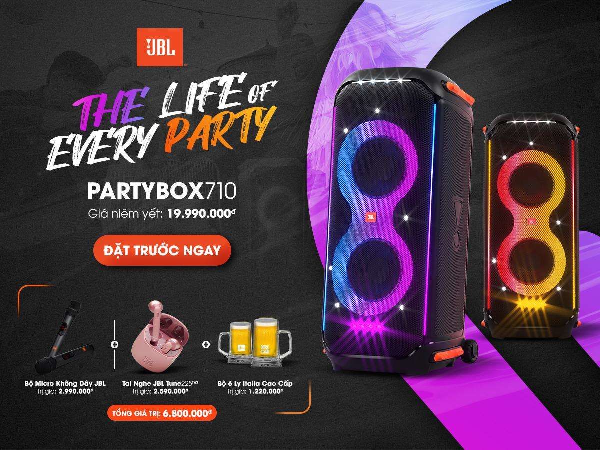 Ra mắt loa JBL PartyBox 710 'ông trùm tiệc tùng'