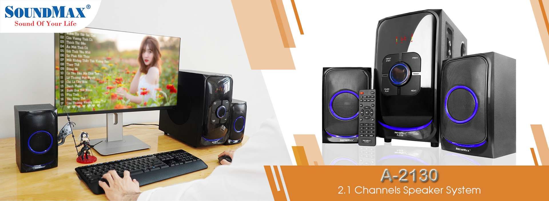 SoundMax A-2130: thoải mái hát ca, không lo về giá SoundMax A-2130: thoải mái hát ca, không lo về giá