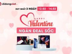 Đón Valentine, nhiều điện thoại và phụ kiện công nghệ giảm sốc đến 50%