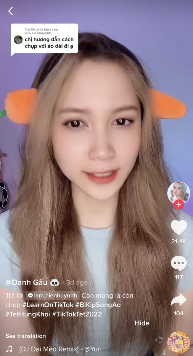 Những xu hướng hàng đầu tháng 01.2022 trên TikTok Những xu hướng hàng đầu tháng 01.2022 trên TikTok