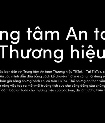 TikTok ra mắt Trung tâm An toàn Thương hiệu