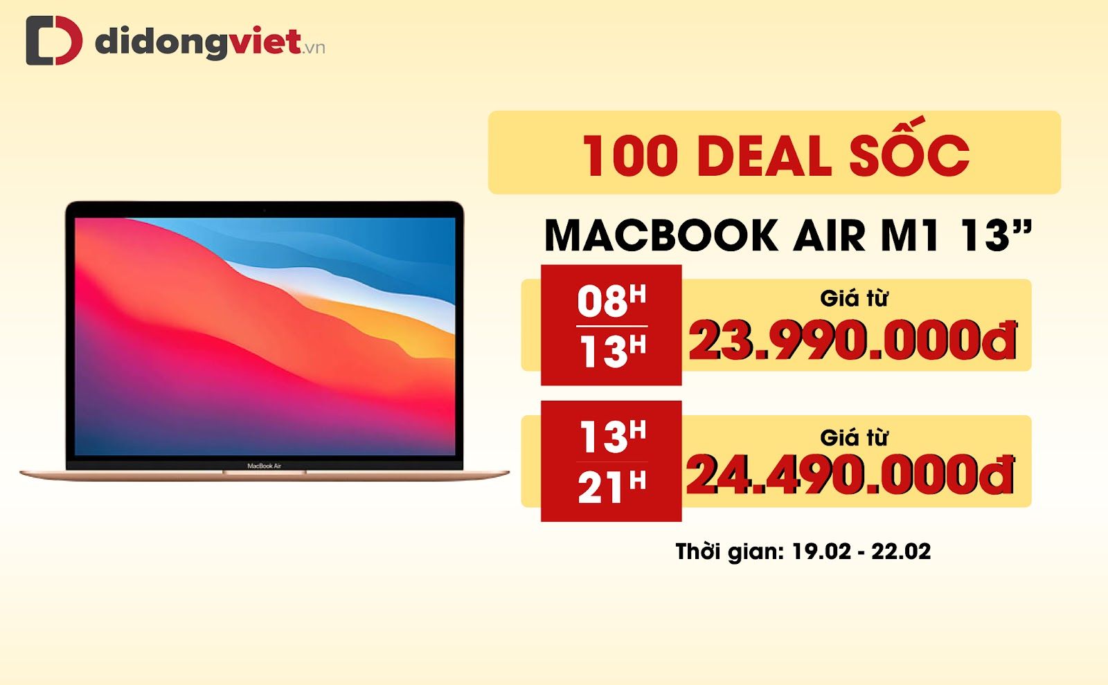 MacBook Air M1 2020 bất ngờ về giá dưới 24 triệu, hút hàng tại đại lý bán lẻ dịp cuối tuần