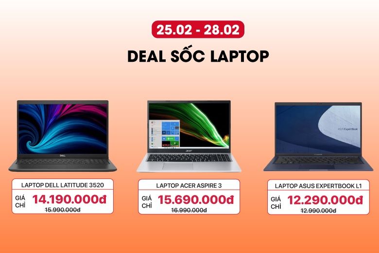 Cuối tháng 2, giá điện thoại, tablet, laptop và phụ kiện công nghệ giảm mạnh, có thiết bị giảm đến 60% Cuối tháng 2, giá điện thoại, tablet, laptop và phụ kiện công nghệ giảm mạnh, có thiết bị giảm đến 60%