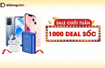 Nhiều điện thoại, laptop, phụ kiện công nghệ giảm nửa giá dịp cuối tuần