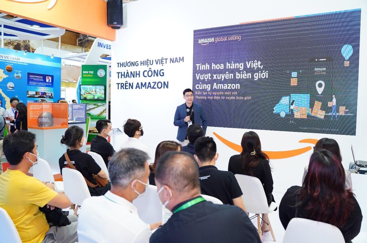 Amazon tham gia VIETNAM EXPO 2022, khuyến khích doanh nghiệp Việt làm chủ thương mại điện tử xuyên biên giới Amazon tham gia VIETNAM EXPO 2022, khuyến khích doanh nghiệp Việt làm chủ thương mại điện tử xuyên biên giới
