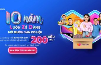 Lazada kỉ niệm 10 năm tiếp sức nhà bán hàng