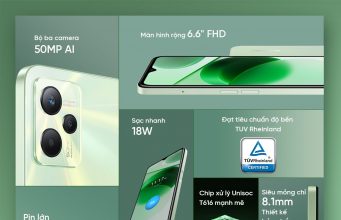 Realme C35 nâng cấp dung lượng, ưu đãi giảm ngay 300.000 đồng Realme C35 nâng cấp dung lượng, ưu đãi giảm ngay 300.000 đồng
