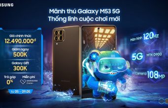 Samsung Galaxy M53 5G ra mắt, giá 12,5 triệu