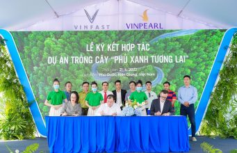 VinFast khởi động dự án trồng rừng ‘phủ xanh tương lai’ VinFast khởi động dự án trồng rừng “phủ xanh tương lai”