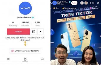 Vivo mở kênh bán hàng trực tuyến TikTok Shop